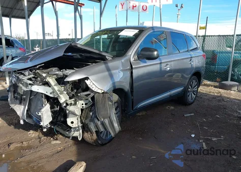 2019 Mitsubishi Outlander Es из США, поврежденный, VIN JA4AD2A38KZ055561